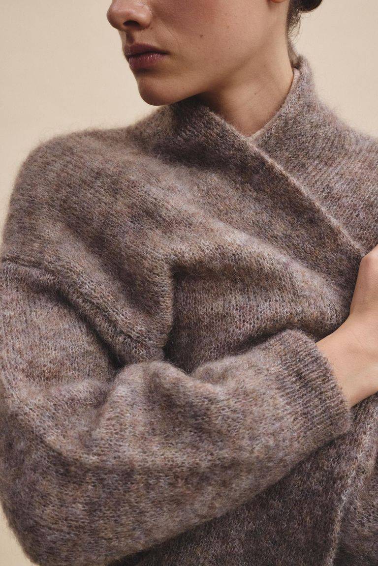 Pomandere Cardigan lungo in mohair Fino Al -60%