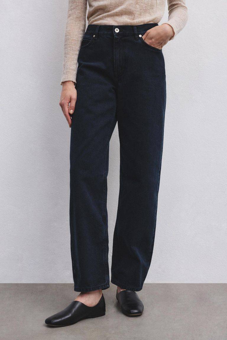 Pomandere Pantalone 5 tasche in denim scuro Outlet