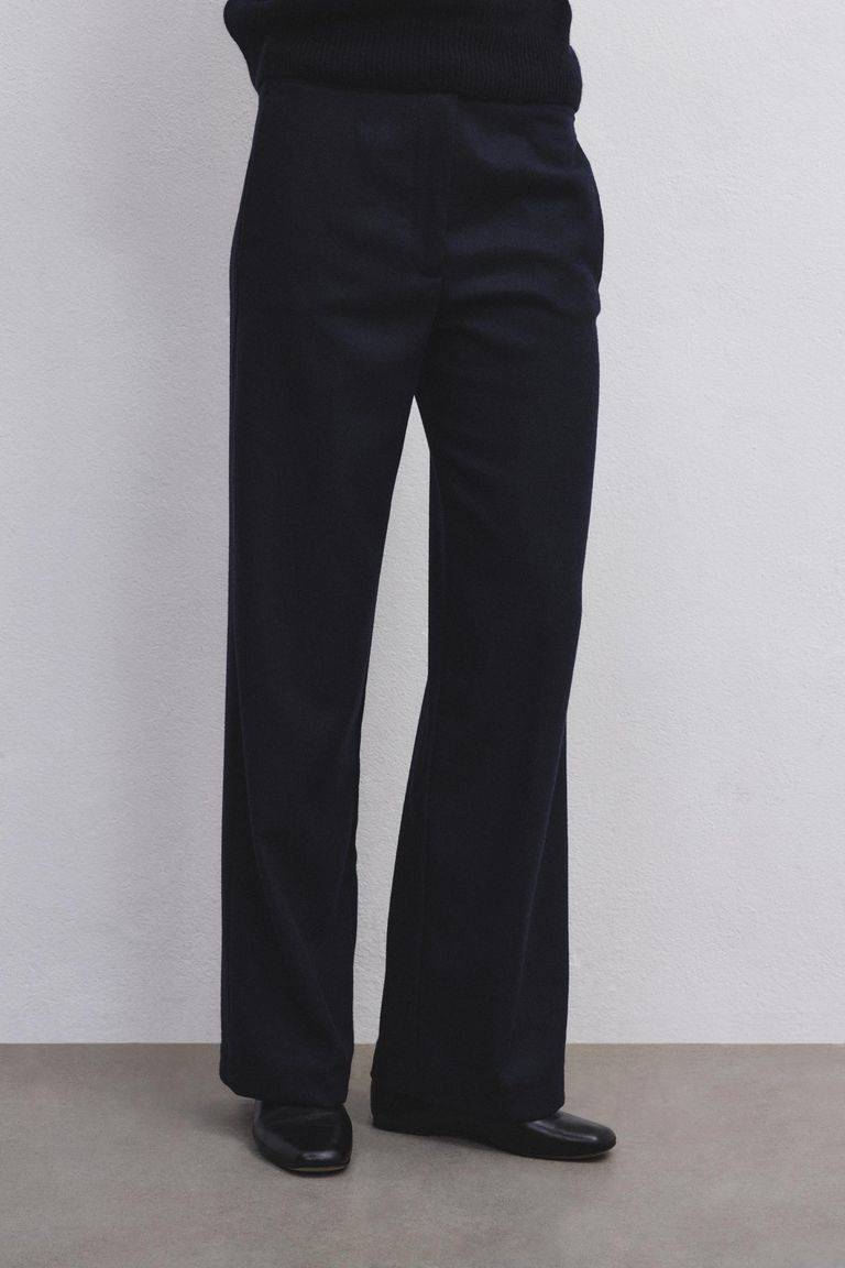 Pomandere Pantalone iconico in flanella misto lana Vendita Economica