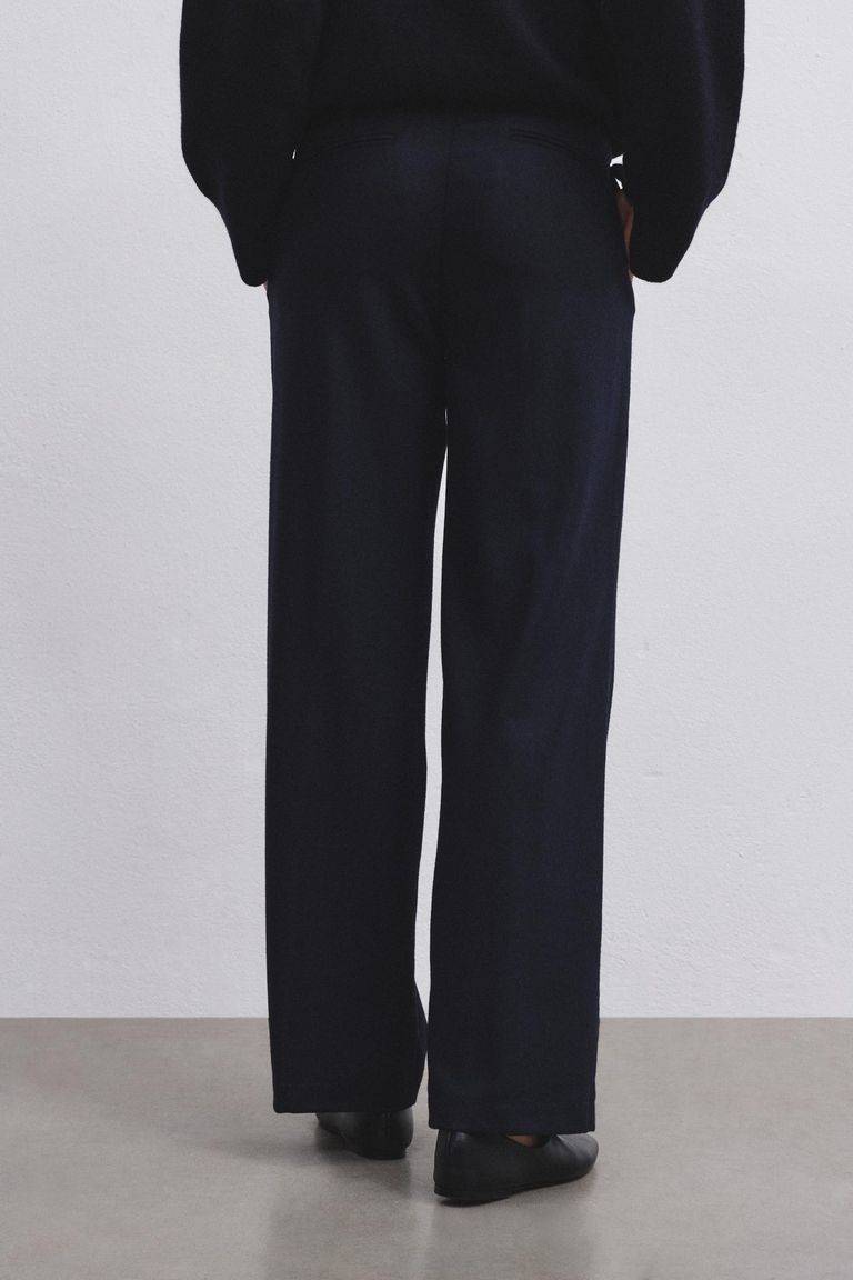 Pomandere Pantalone iconico in flanella misto lana Vendita Economica