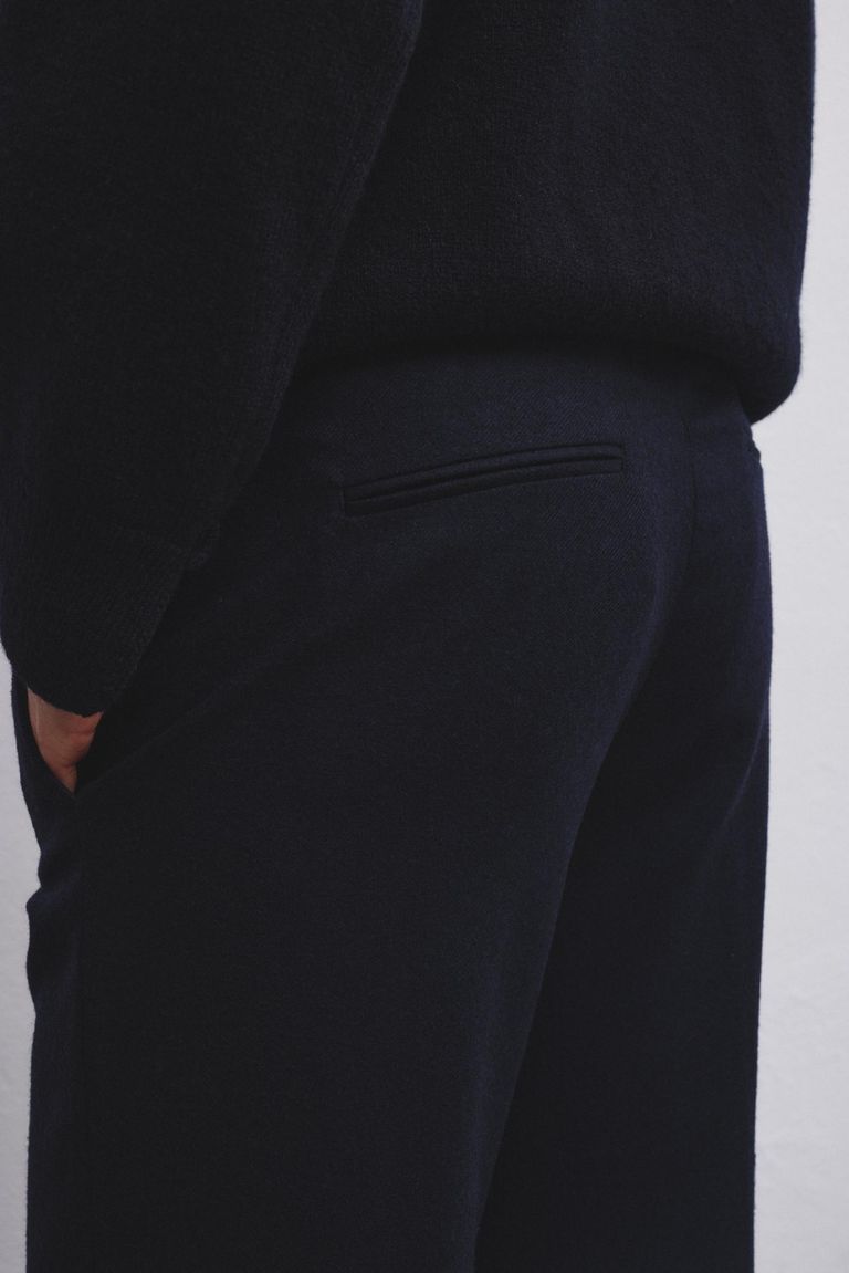 Pomandere Pantalone iconico in flanella misto lana Vendita Economica