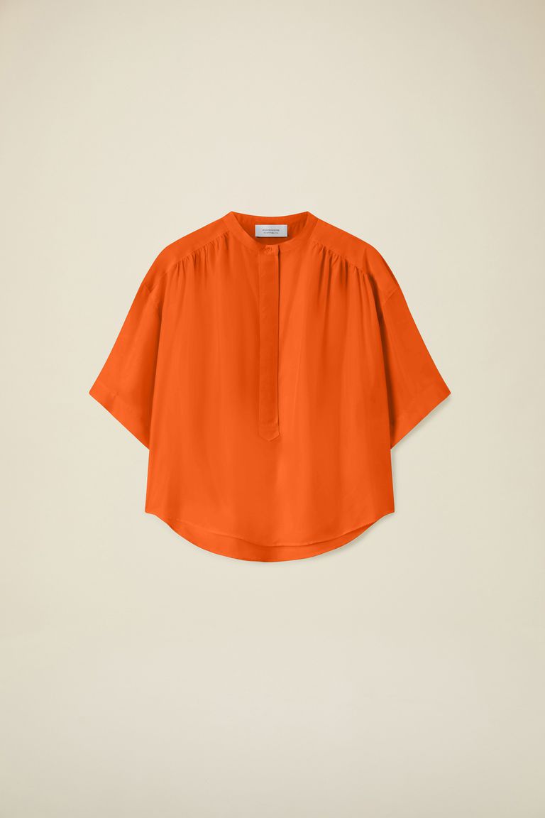 Pomandere Camicia con abbottonatura a polo Moda
