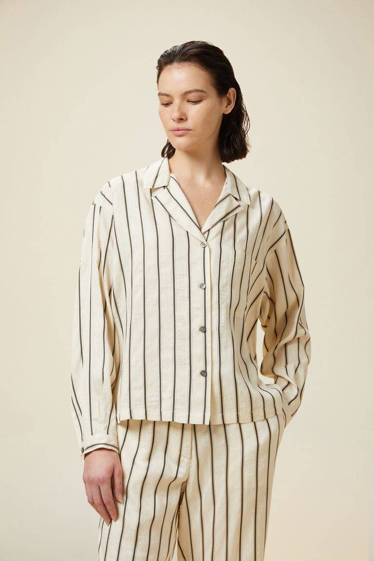 Pomandere Camicia pijama rigata 2025