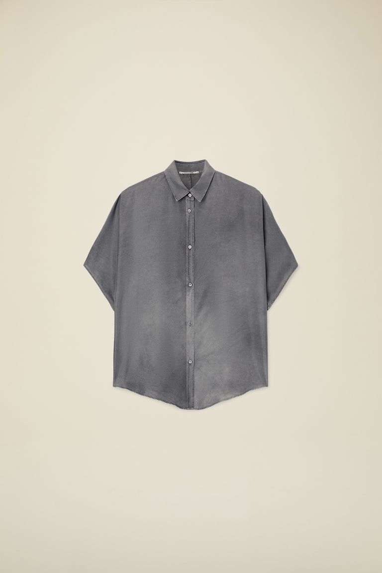 Pomandere Camicia con maniche corte tinta naturalmente Spedizione Gratuita