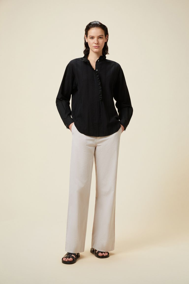 Pomandere Camicia con rouches Soddisfazione Garantita