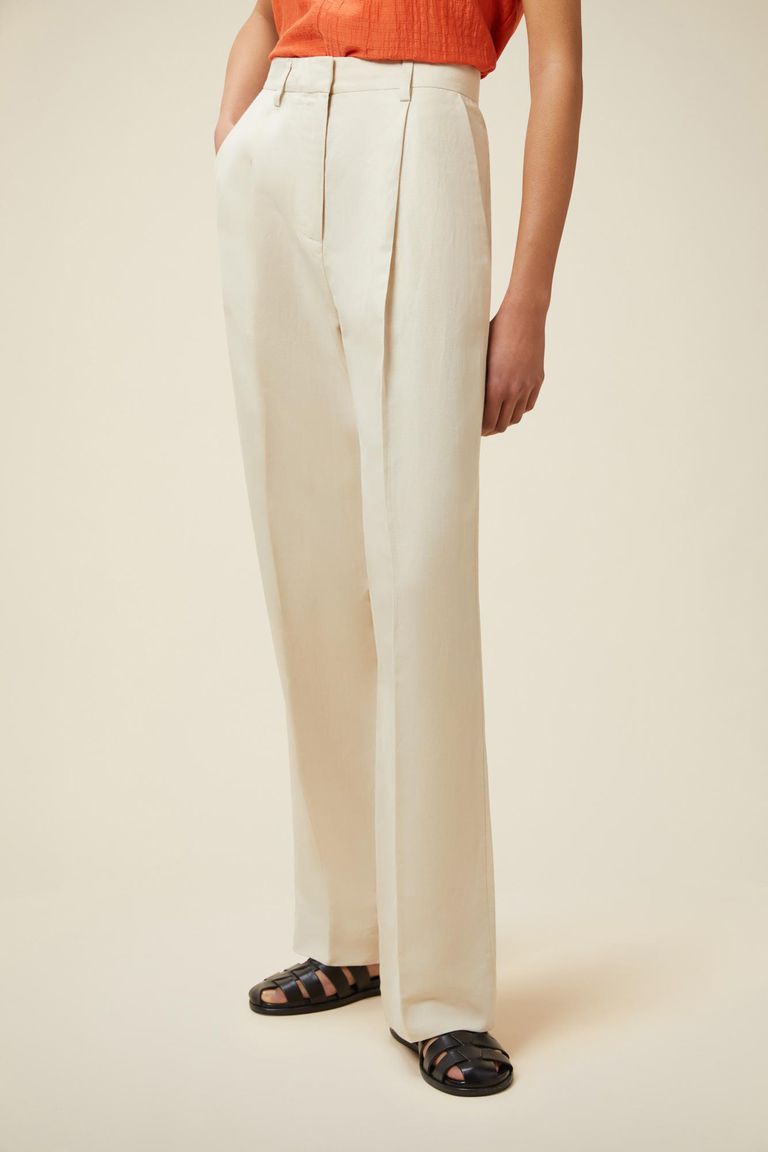 Pomandere Pantalone con pinces Nuovo