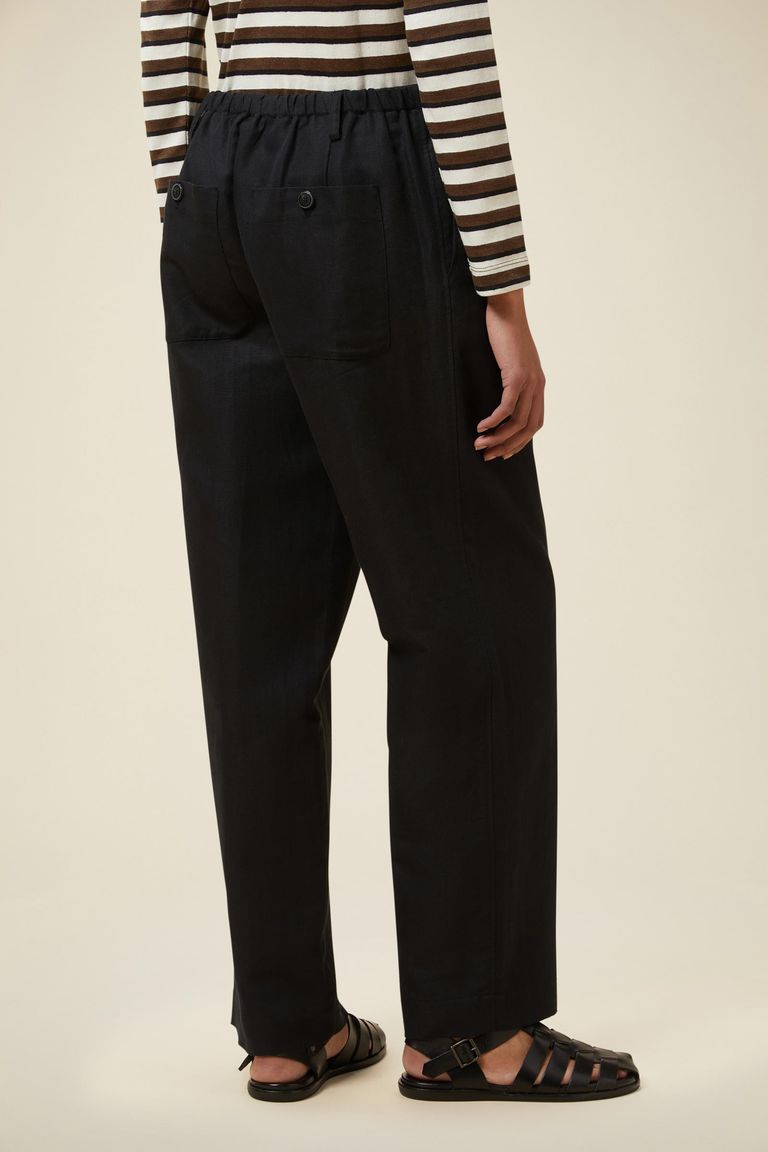 Pomandere Pantalone con elastico in vita e coulisse Promozione Limitata