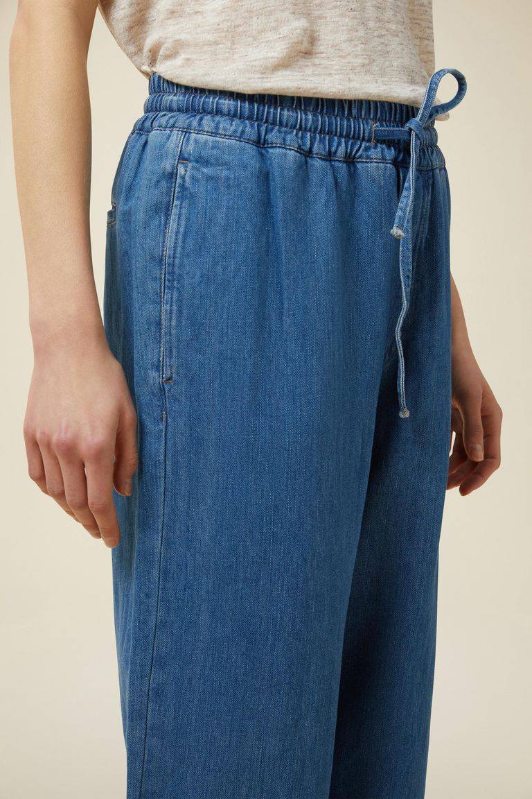 Pomandere Denim con elastico in vita Presa