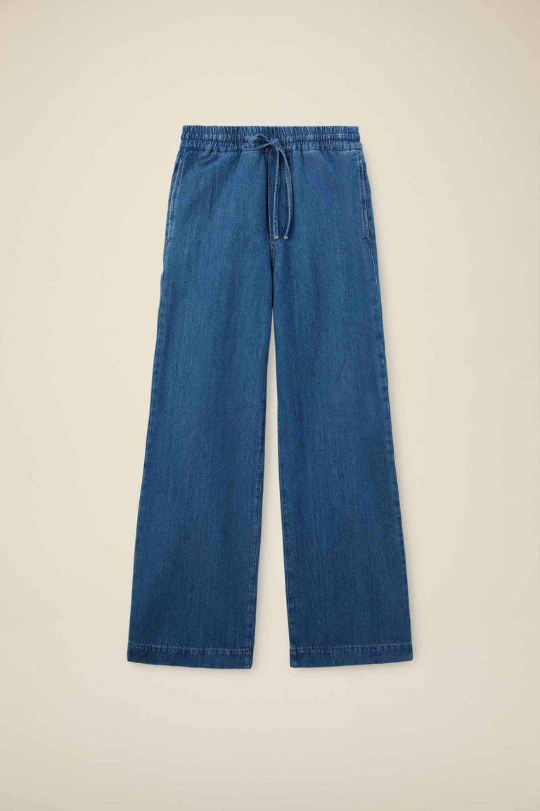 Pomandere Denim con elastico in vita Presa