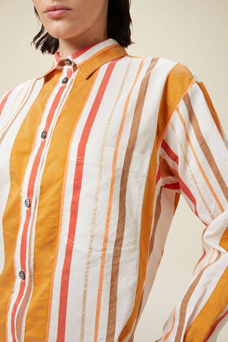 Pomandere Camicia a righe con taschino Italy