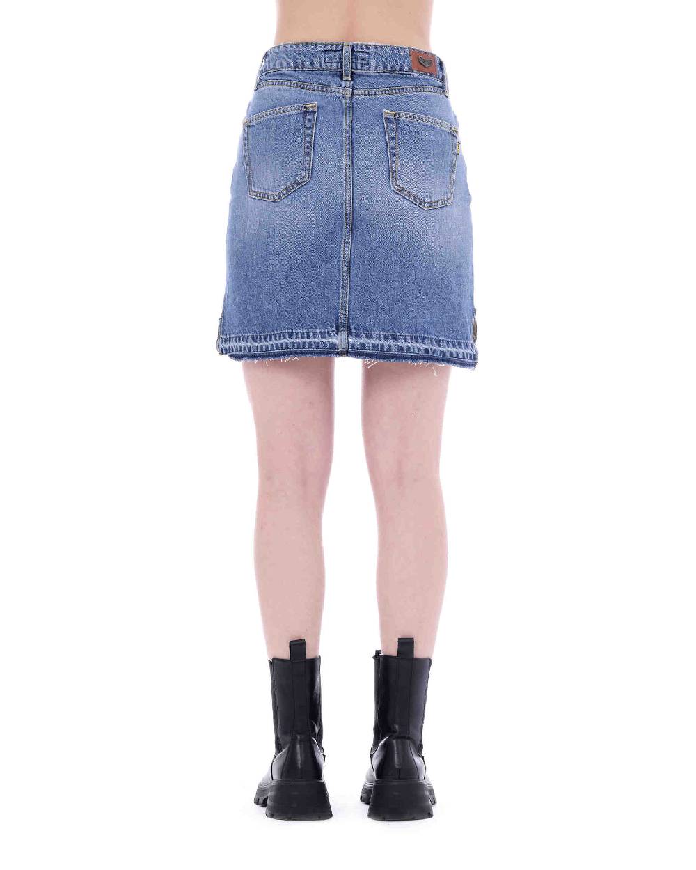Pop84 Gonna jeans vita alta Soddisfazione Garantita