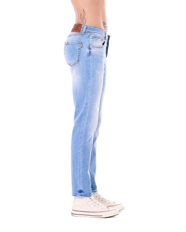 Pop84 Jeans 5 tasche modello Torino lavaggio chiaro Novità