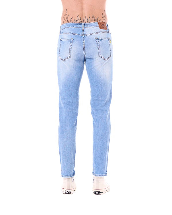 Pop84 Jeans 5 tasche modello Torino lavaggio chiaro Novità