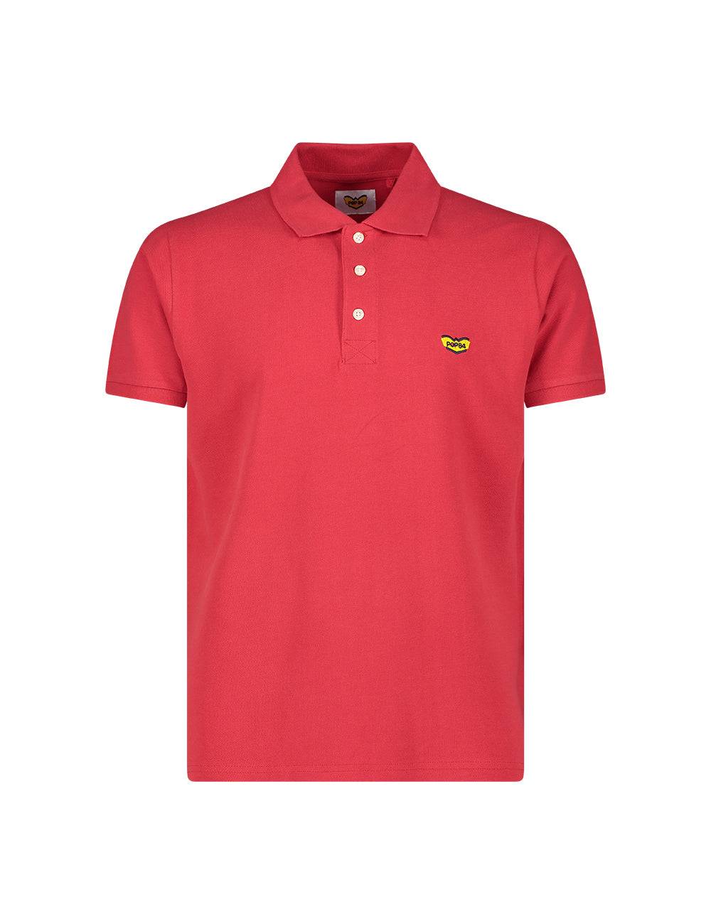 Pop84 Polo basica con logo POP84 ricamato Online