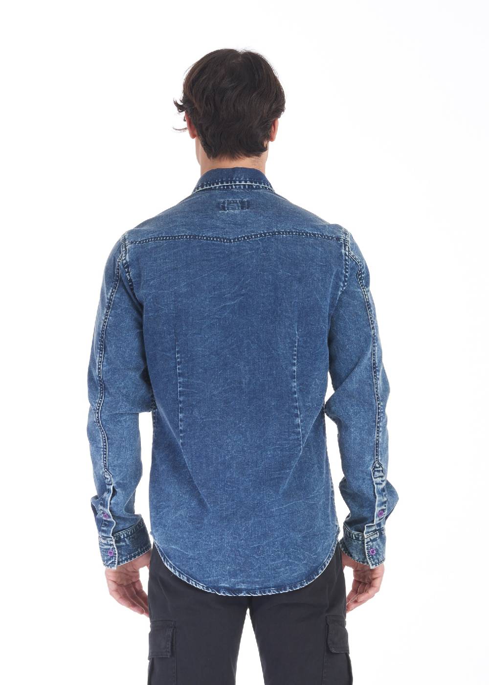 Pop84 Camicia jeans POP84 Vendita Calda