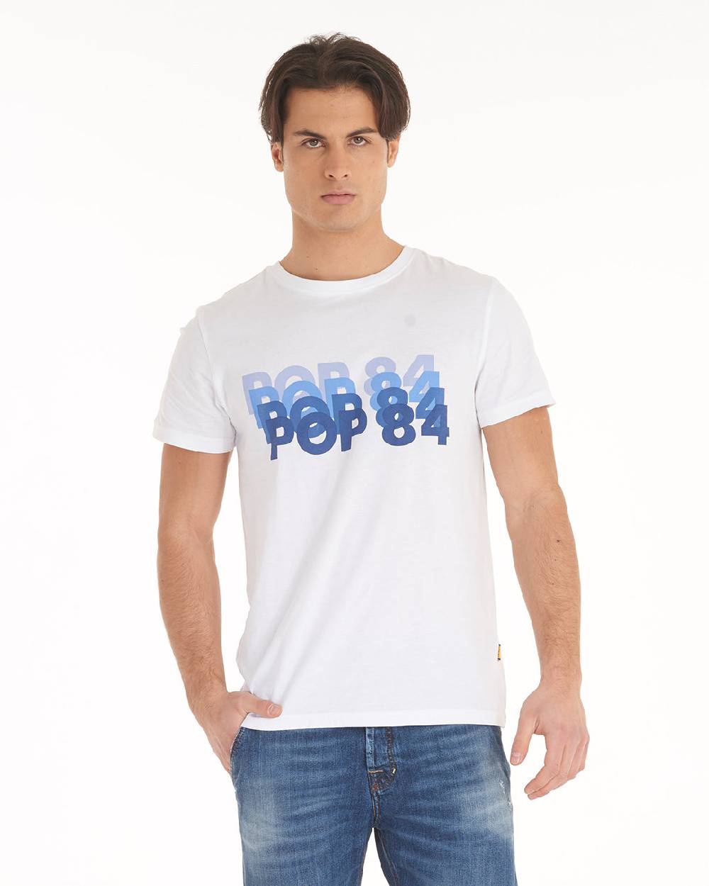 Pop84 T-shirt Scritta POP84 2025