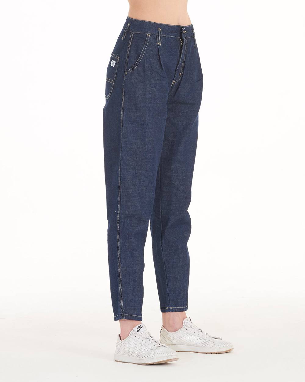 Pop84 Jeans con pence lavaggio scuro In Linea
