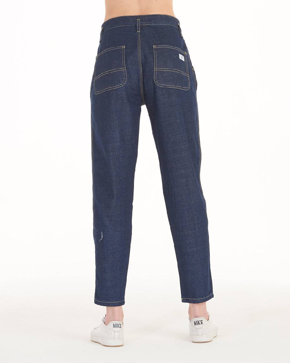 Pop84 Jeans con pence lavaggio scuro In Linea