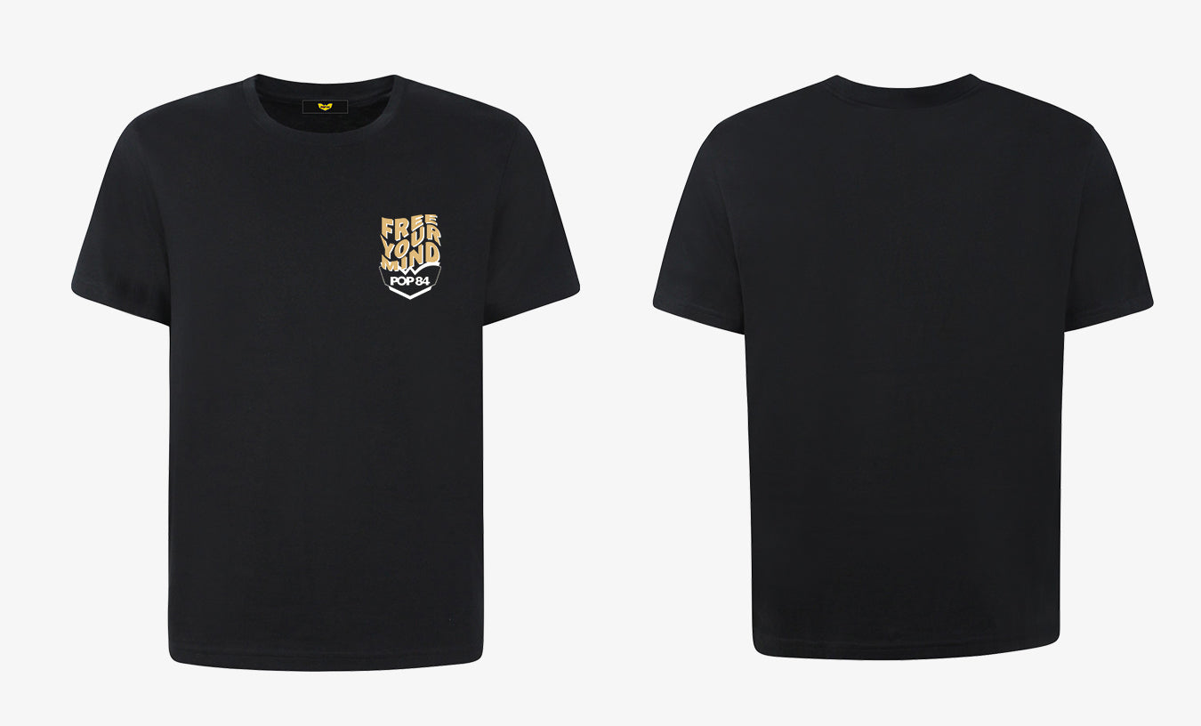 Pop84 T-shirt POP84 'Free Your Mind' Qualità Garantita