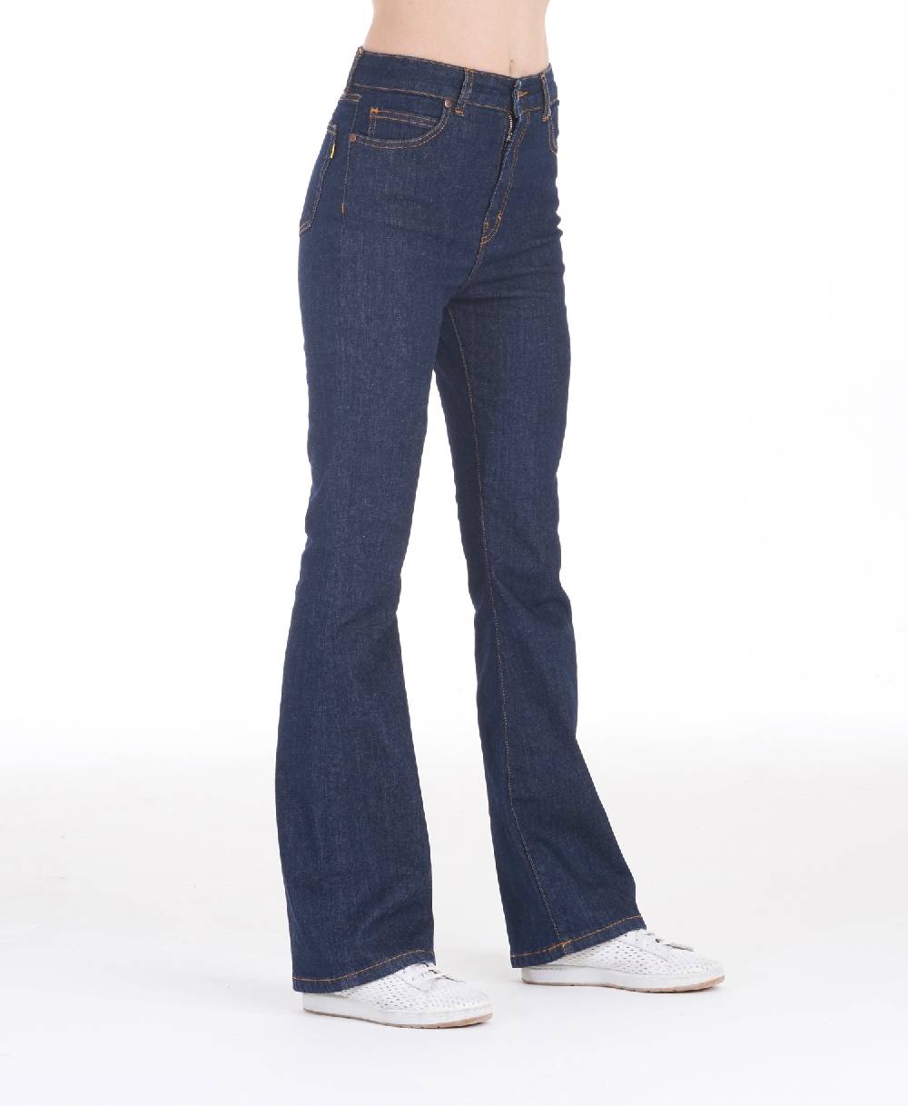 Pop84 Jeans zampa modello Francy lavaggio scuro Shopping Online