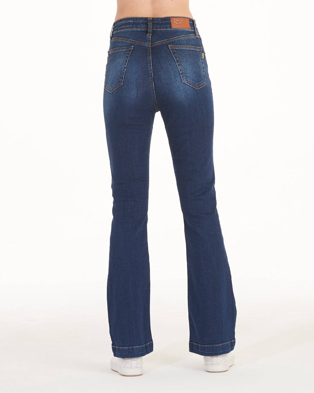 Pop84 Jeans zampa vita alta modello Francy Sottocosto
