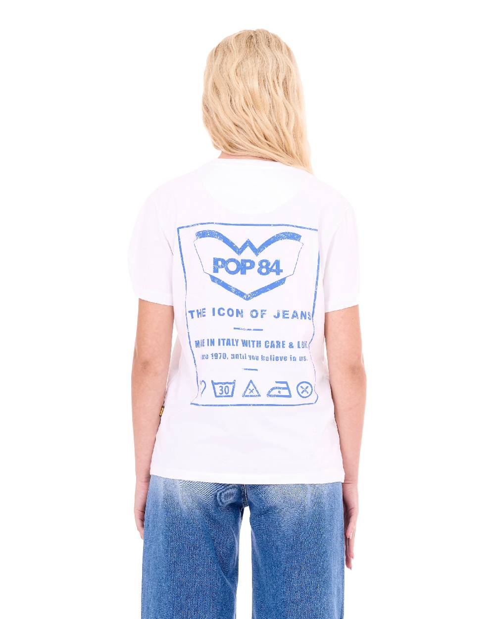 Pop84 T-shirt POP84 'The Icon Of Jeans' Sconto