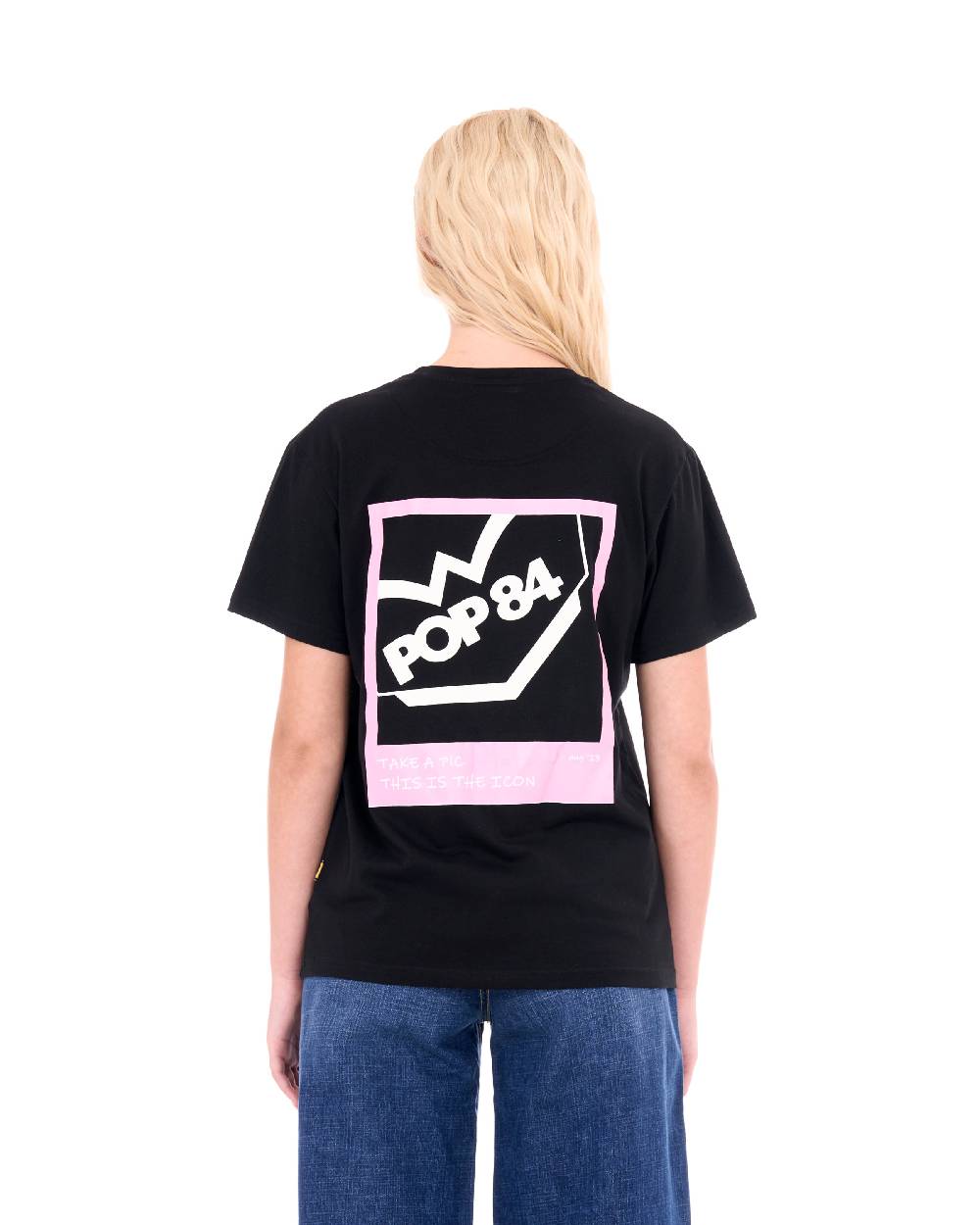 Pop84 T-shirt POP84 'Take A Pic This Is The Icon' Vendita Economica