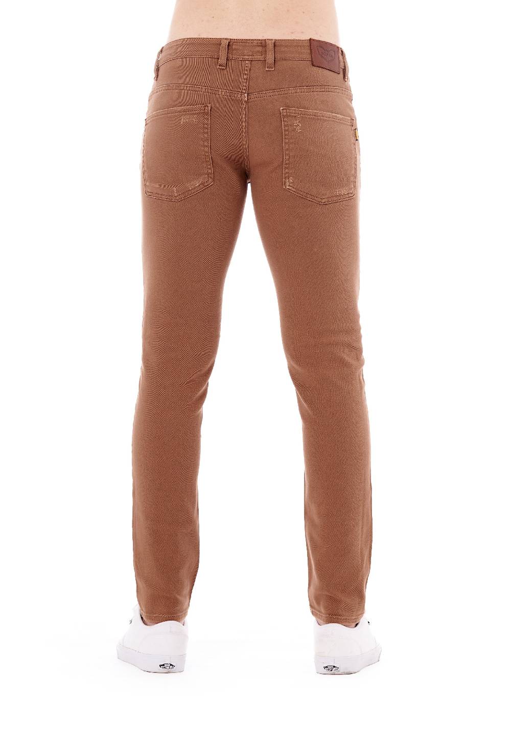 Pop84 Pantalone in bull denim con rotture modello Berlino Nuova