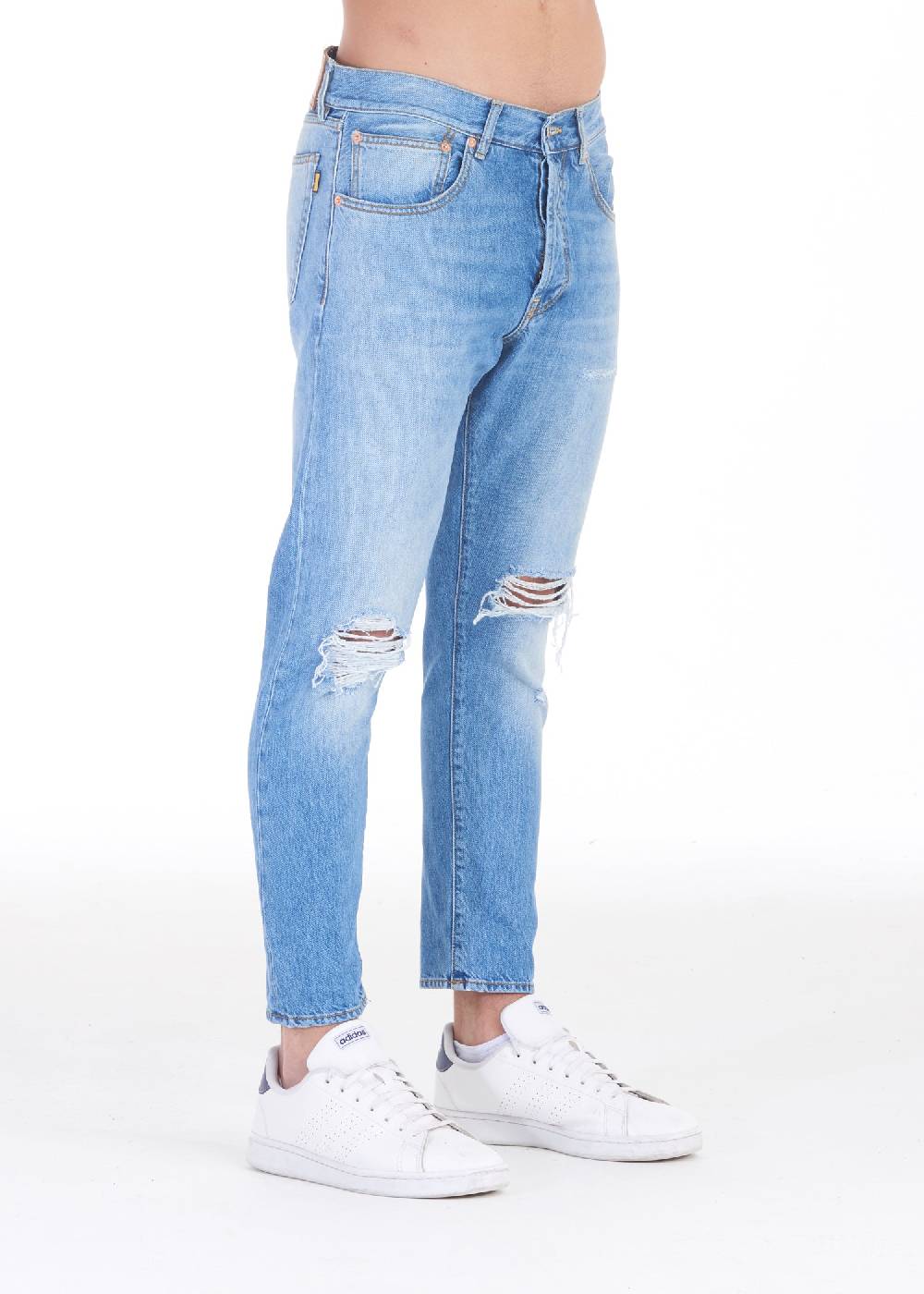 Pop84 Jeans uomo 5 tasche over fit modello Andrew Nuovo