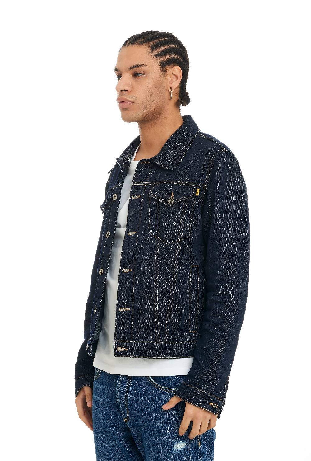 Pop84 Giubbino jeans lavaggio scuro Vendita