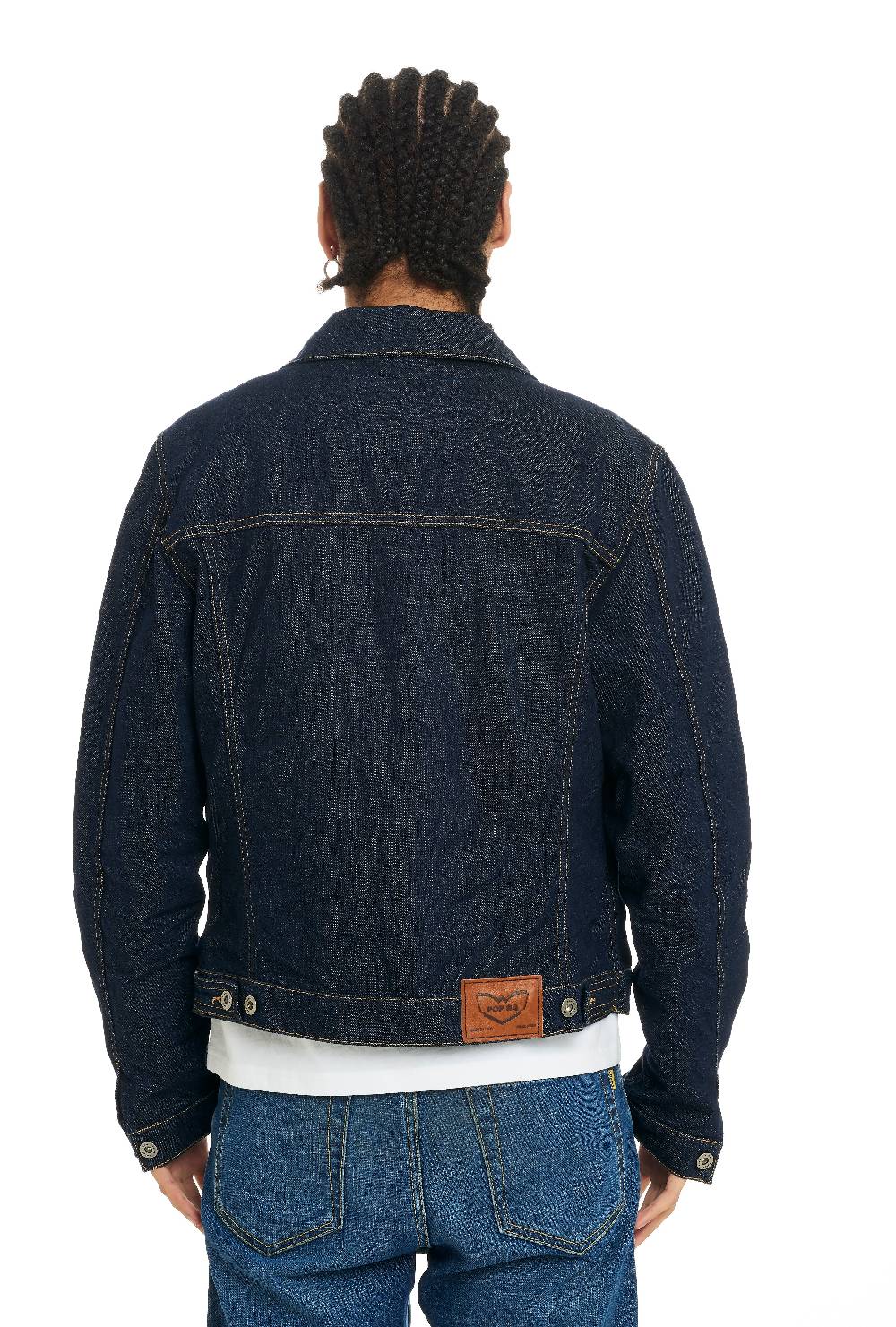 Pop84 Giubbino jeans lavaggio scuro Vendita