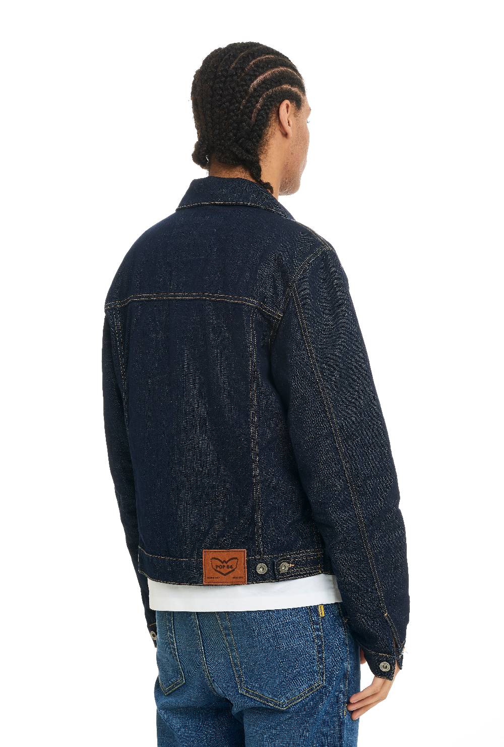 Pop84 Giubbino jeans lavaggio scuro Vendita