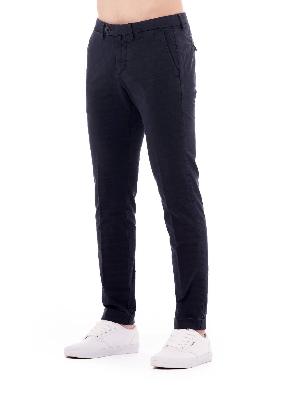 Pop84 Pantalone chino con micro ricami modello Milano Spedizione Gratuita