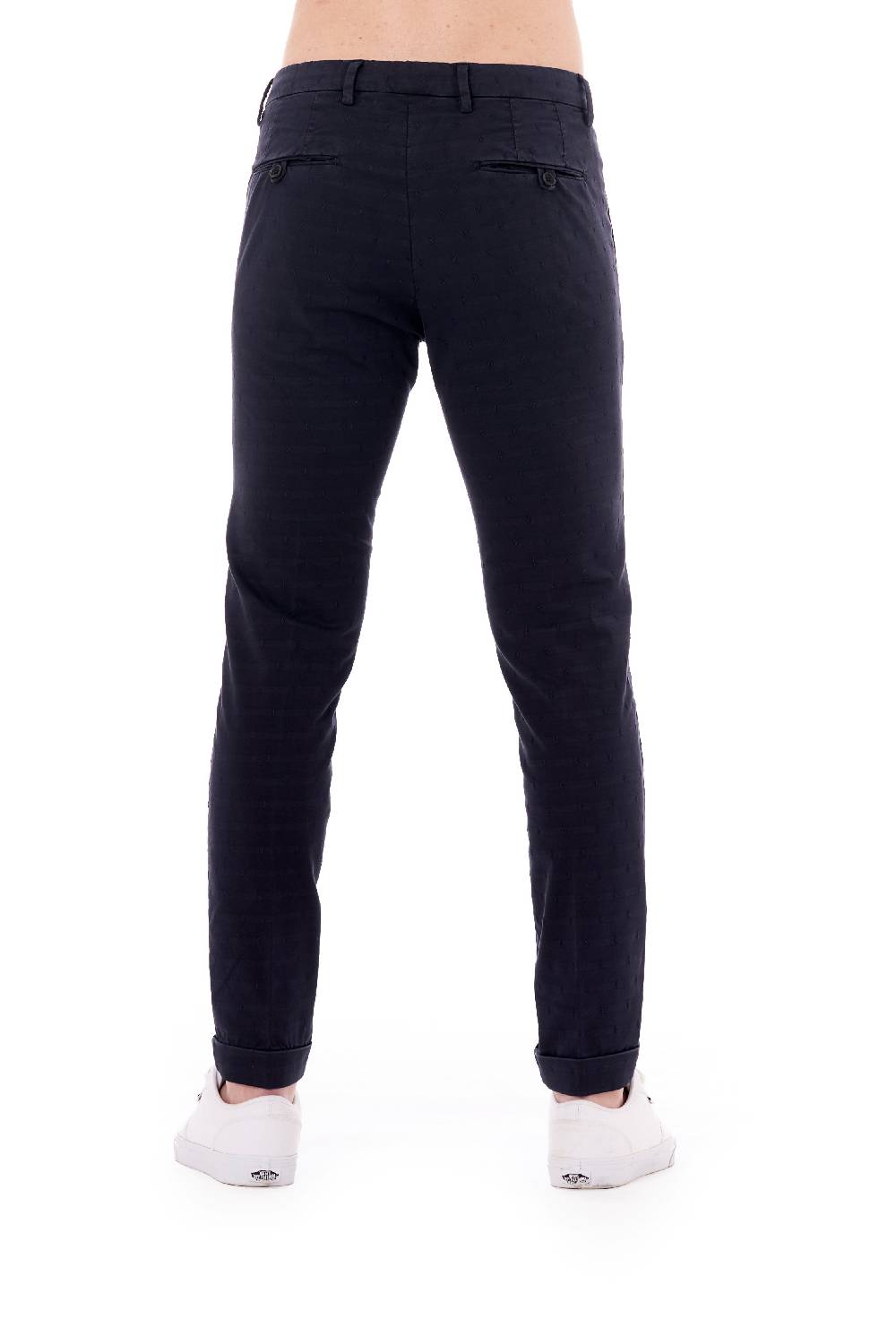 Pop84 Pantalone chino con micro ricami modello Milano Spedizione Gratuita
