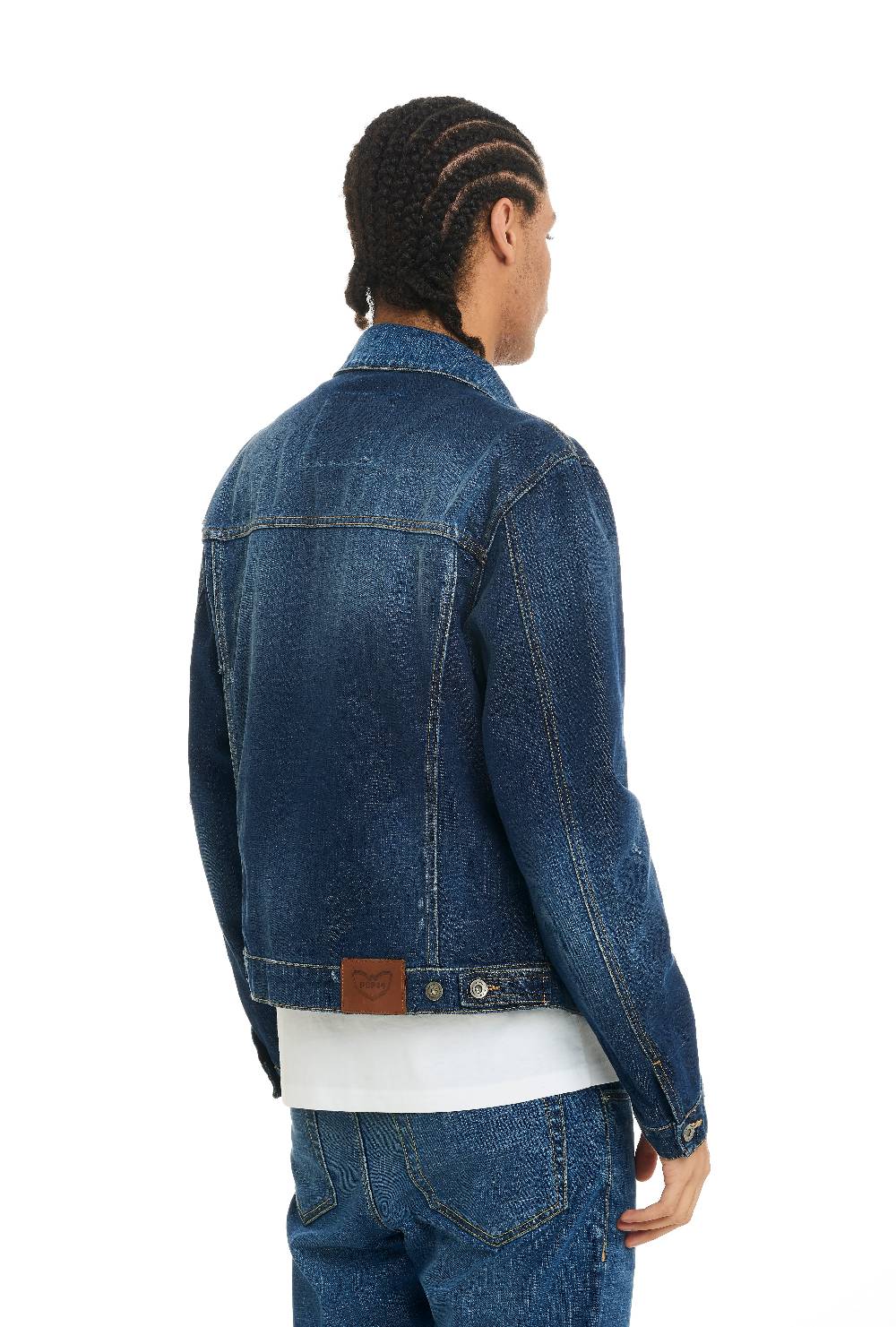 Pop84 Giubbino jeans lavaggio medio Soddisfazione Garantita