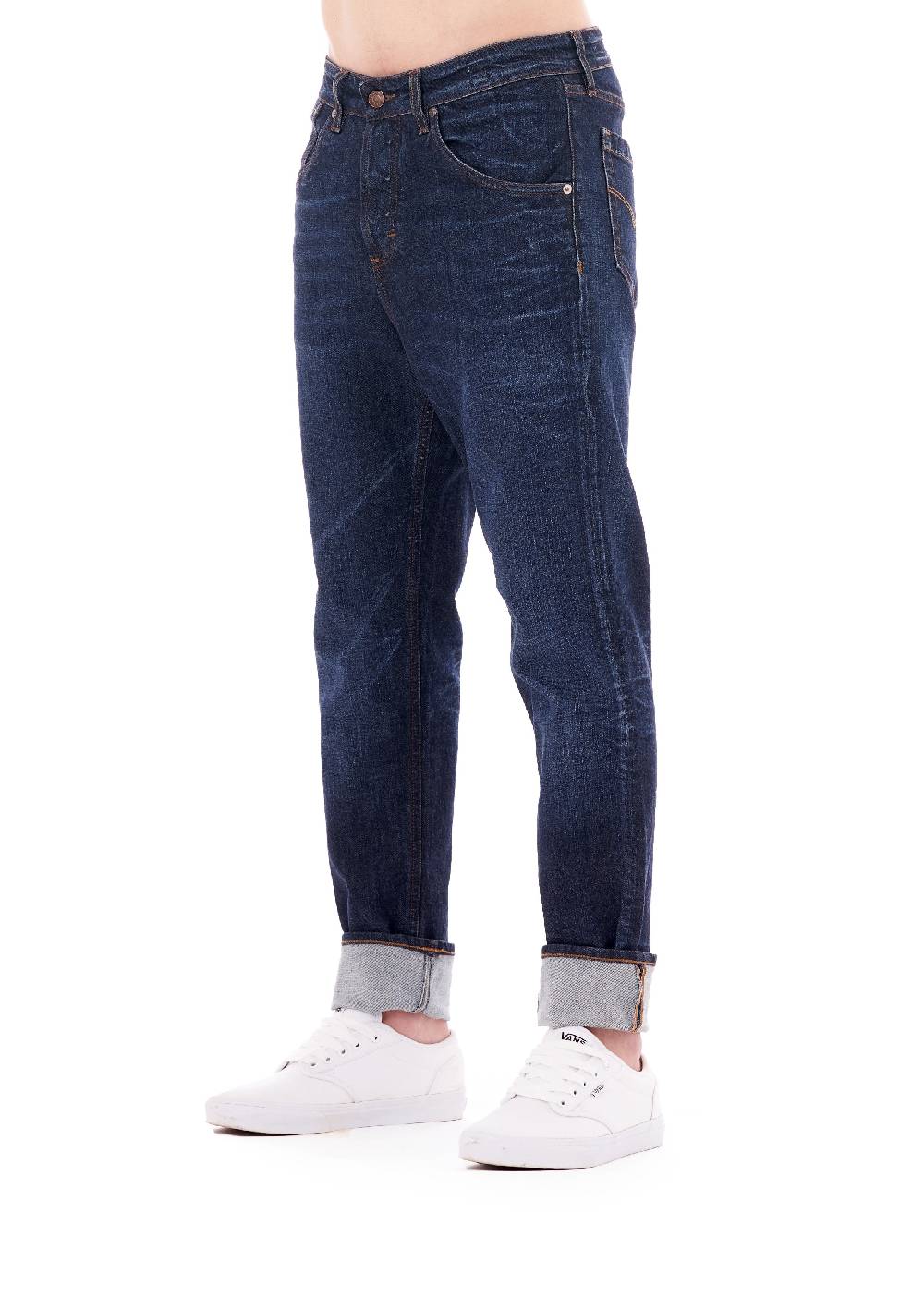 Pop84 Jeans 5 tasche cavallo basso modello Firenze Economico