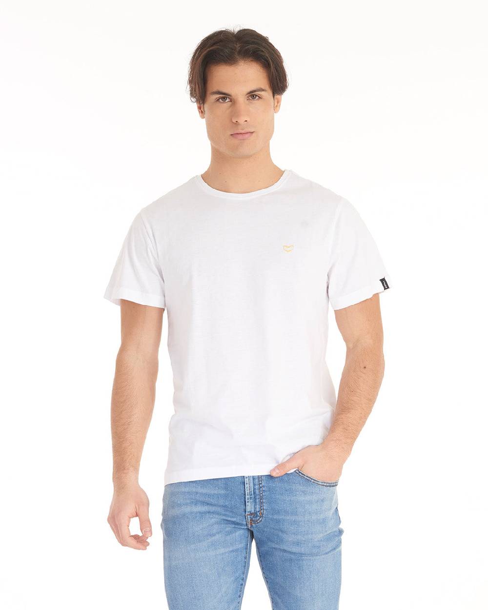 Pop84 T-shirt Logo Piccolo Gommato POP84 Online