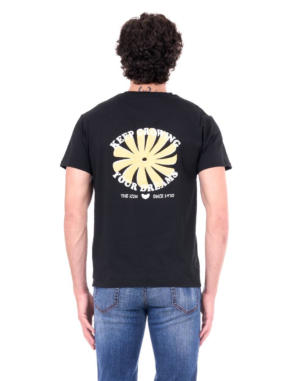 Pop84 T-shirt POP84 'Keep Growing Your Dream' Vendita Economica