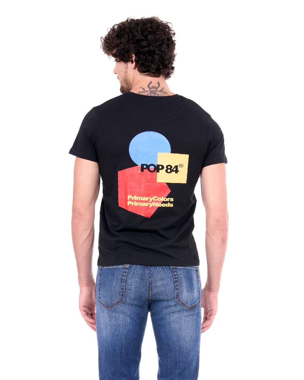 Pop84 T-shirt POP84 'Primary Colors Primary Needs' In Saldo