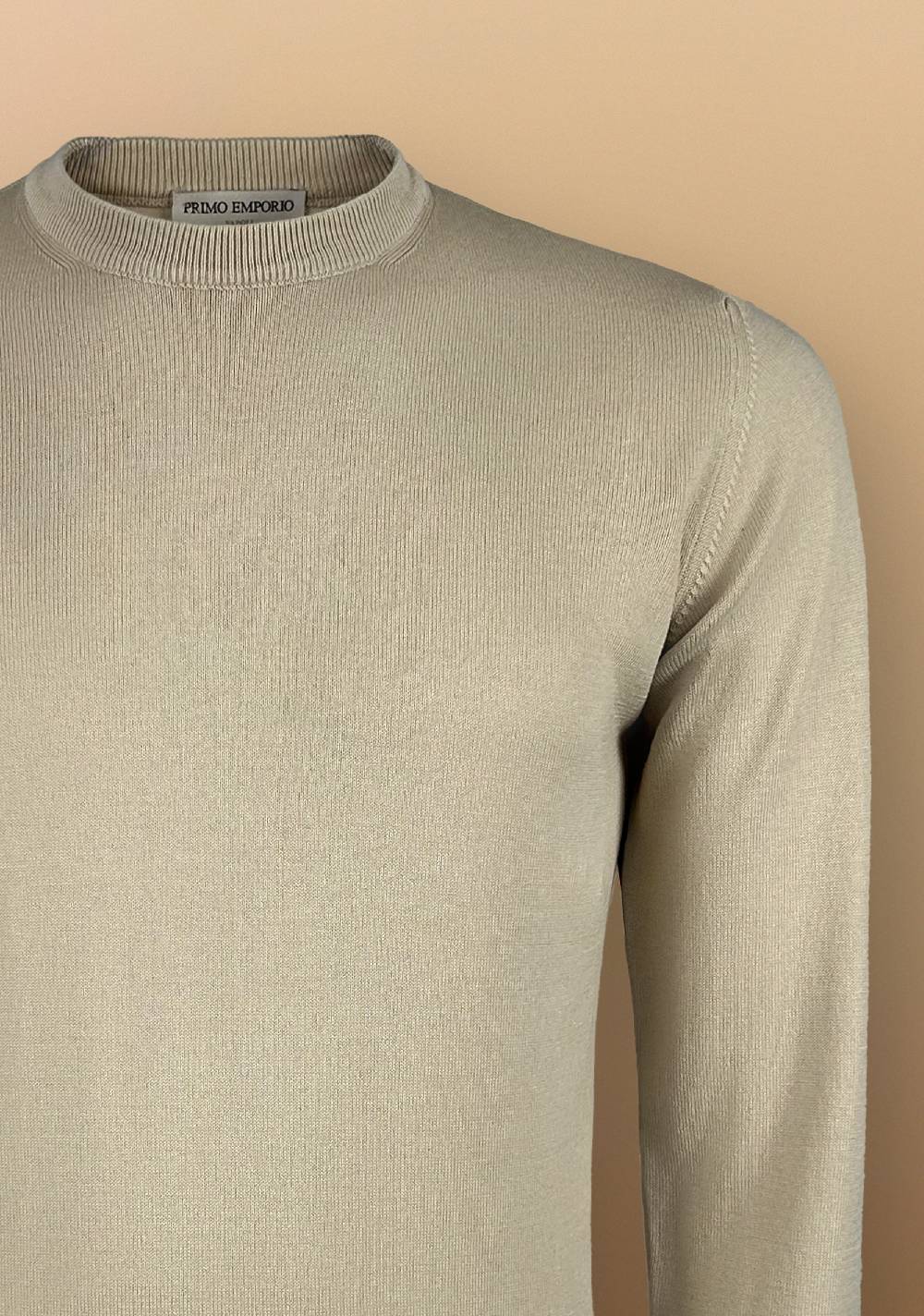 Primo Emporio Maglia filo Giro collo manica Lunga Nuovo