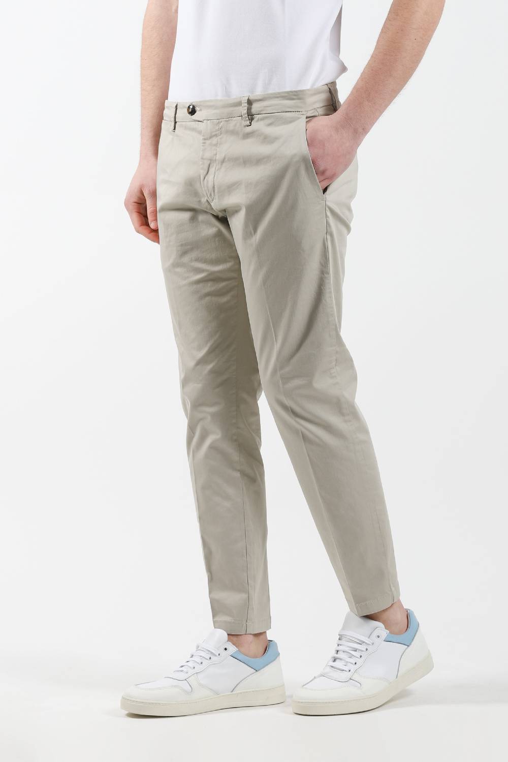 Primo Emporio Pantalone chinos tasca America - Sabbia Soddisfazione Garantita
