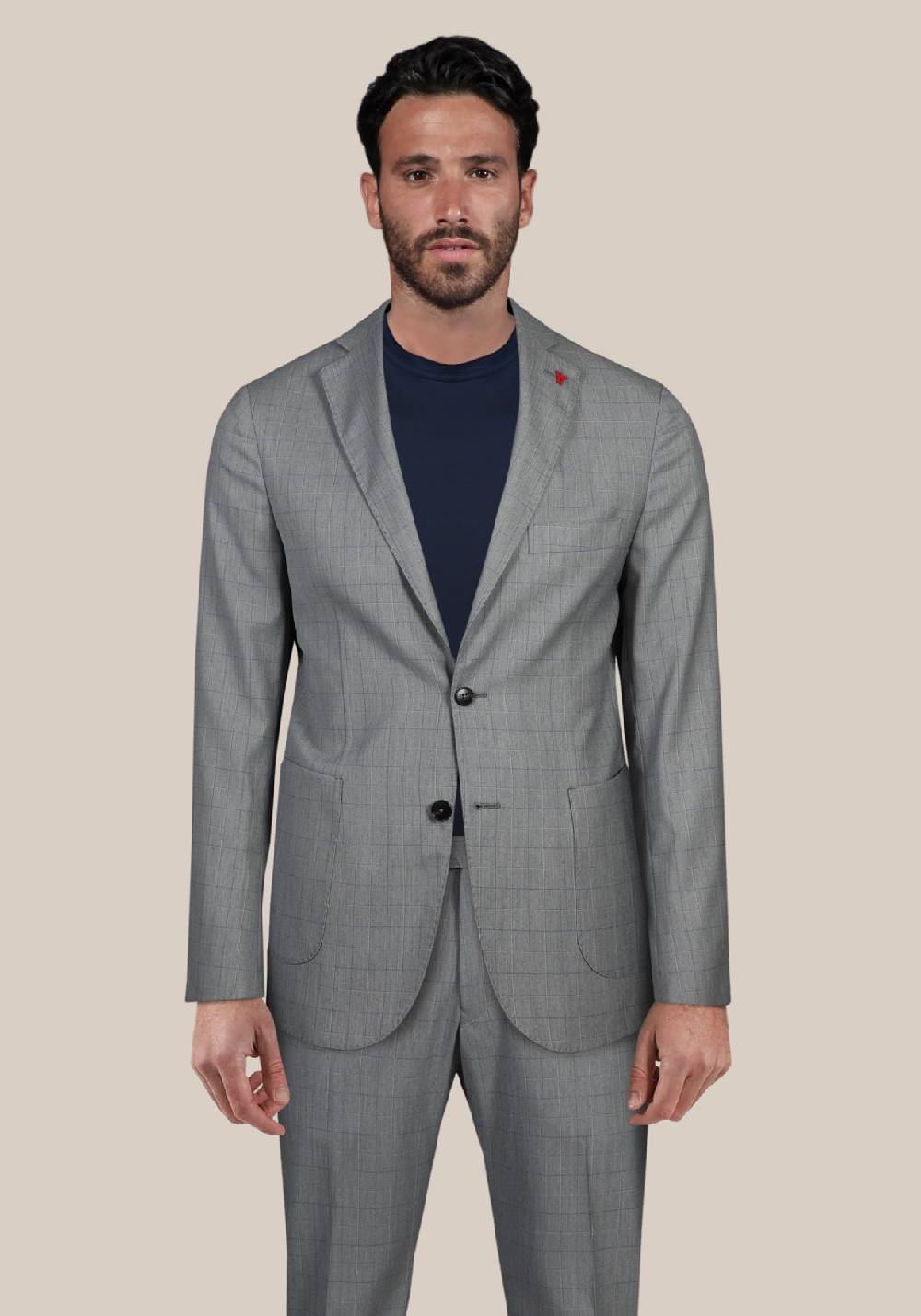 Primo Emporio Abito mono petto in cotone con quadro Online
