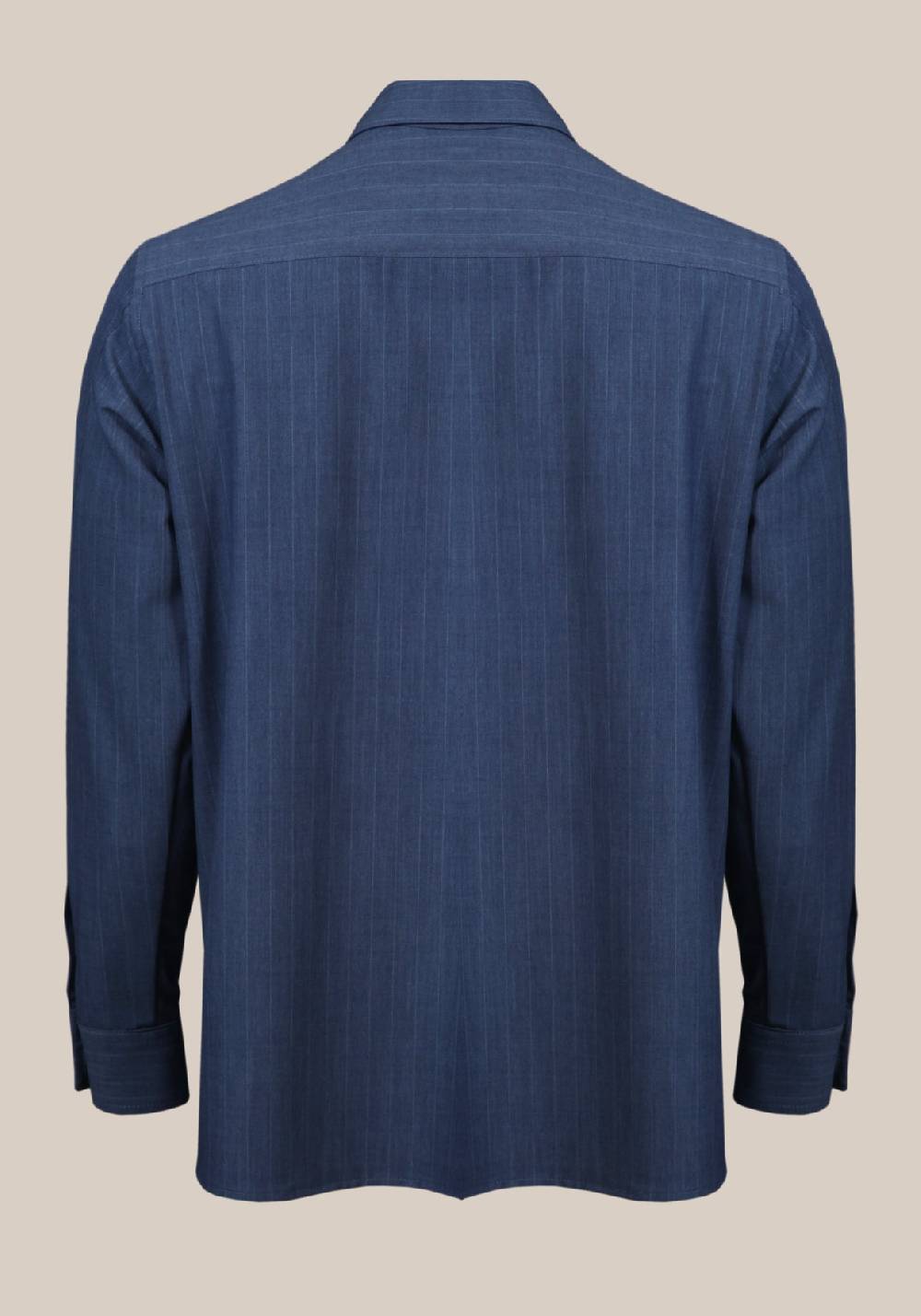 Primo Emporio Sahariana in cotone rigato Saldi Di Fabbrica