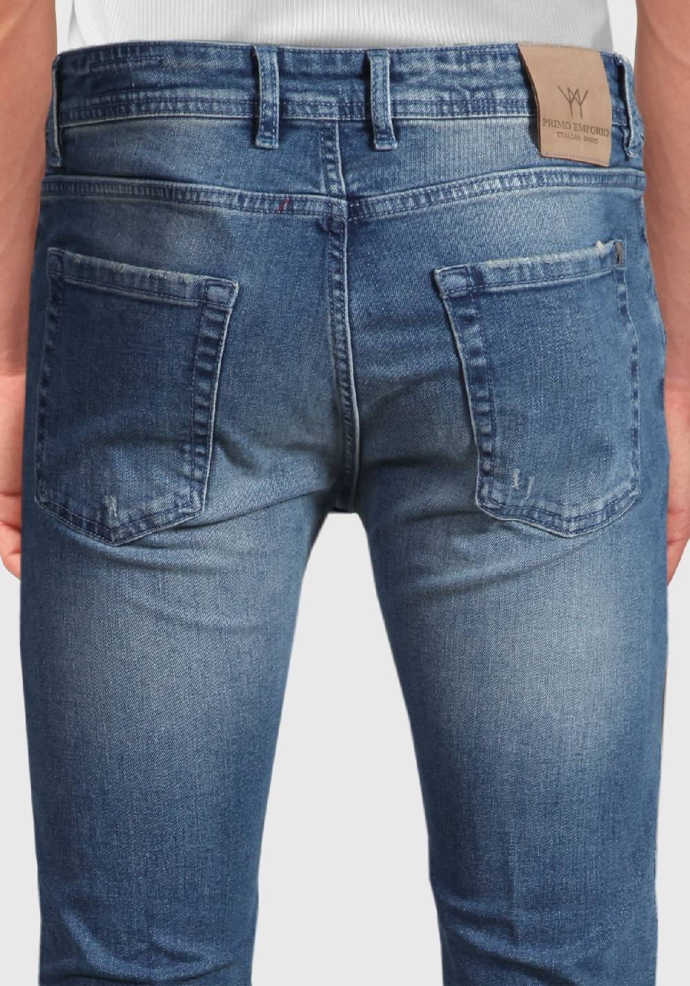 Primo Emporio Jeans regular con rotture lavaggio al Thè In Linea