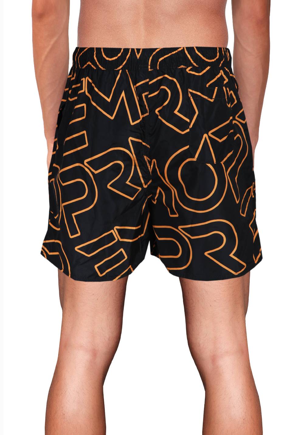 Primo Emporio Costume Boxer con Scritta Primo Emporio - Nero Promozione