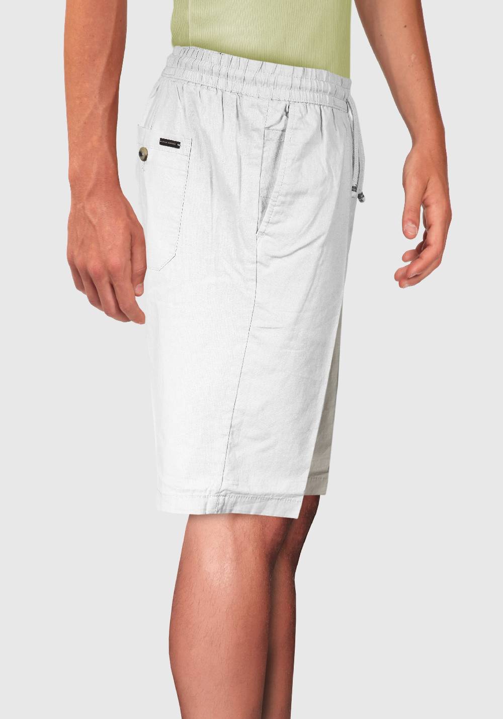 Primo Emporio Bermuda in lino tinta unita con laccio Shopping Online