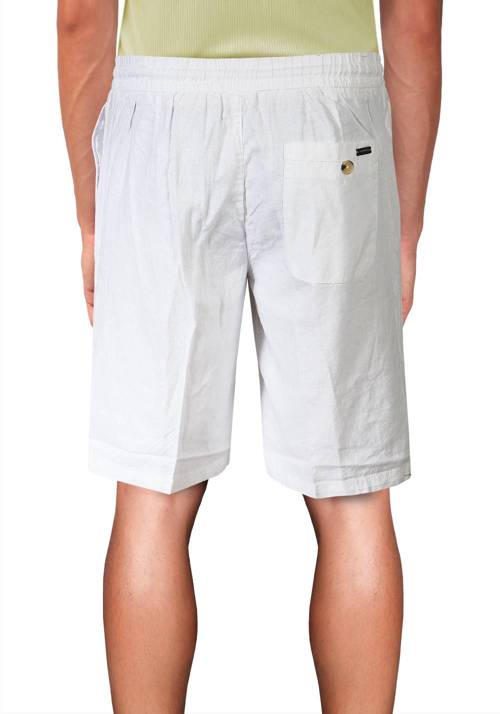 Primo Emporio Bermuda in lino tinta unita con laccio Shopping Online