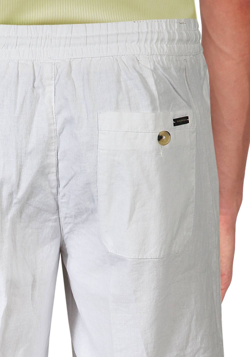 Primo Emporio Bermuda in lino tinta unita con laccio Shopping Online