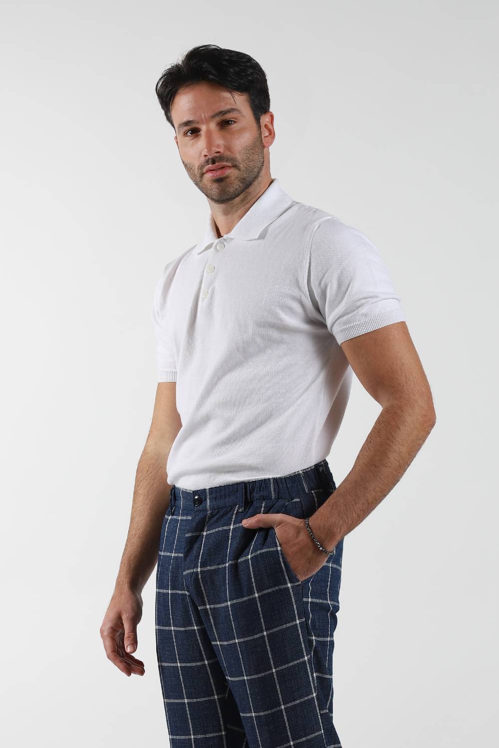 Primo Emporio Polo in filo 3 Bottoni mezza manica Offerta