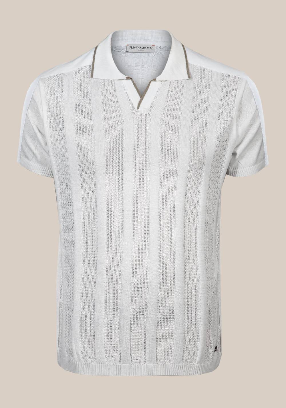 Primo Emporio Polo senza Bottoni in cotone In Vendita